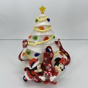 NEW IN BAG! Disney 2020 Light-Up Mickey & Minnie Christmas Tree Popcorn Bucket